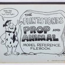 The Flintstones Prop and Animal Model Reference Filebook (1980s) - ID: jan24091 Hanna Barbera