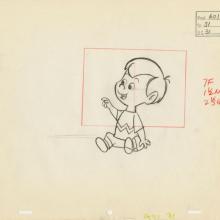Winsome Witch “Have Broom Will Travel” Layout Drawing (1965) - ID: jun22036 Hanna Barbera