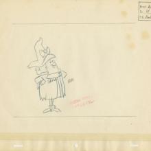 Winsome Witch Layout Drawing (c.1960s) - ID: jun22044 Hanna Barbera