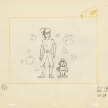 Sinbad Jr. and His Magic Belt Layout Drawing (c.1960s) - ID: jun22051 Hanna Barbera