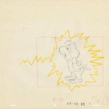Sinbad Jr. and His Magic Belt Salty the Parrot Layout Drawing (c.1960s) - ID: jun22056 Hanna Barbera