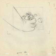 Sinbad Jr. and His Magic Belt Salty the Parrot Layout Drawing (c.1960s) - ID: jun22066 Hanna Barbera