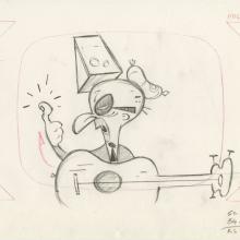 Ren and Stimpy Reverend Jack Layout Drawing (1995) - ID: jun22527 Nickelodeon