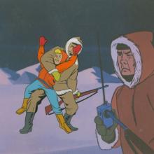 Jonny Quest “Arctic Splashdown” Jonny and Henchman Production Cel (1964) - ID: mar23381 Hanna Barbera