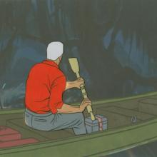 Jonny Quest “Pursuit of the Po-Ho” Race Bannon Production Cel (1964) - ID: mar23391 Hanna Barbera