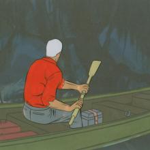 Jonny Quest “Pursuit of the Po-Ho” Race Bannon Production Cel (1964) - ID: mar23392 Hanna Barbera