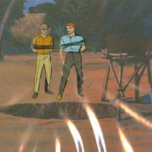 Jonny Quest “Pursuit of the Po-Ho” Dr. Quest Emil Hartman Production Cel (1964) - ID: mar23395 Hanna Barbera