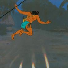 Jonny Quest “Pursuit of the Po-Ho” Warrior Production Cel (1964) - ID: mar23399 Hanna Barbera