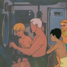 Jonny Quest “Dreadful Doll” Hadji & Korbay Production Cel (1964) - ID: mar23408 Hanna Barbera
