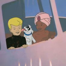 Jonny Quest “Dreadful Doll” Jonny and Bandit Production Cel  - ID: mar23410 Hanna Barbera