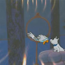 Jonny Quest “Riddle of the Gold” Bandit and Parrot Production Cel (1964) - ID: mar23412 Hanna Barbera