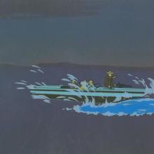 Jonny Quest “Terror Island” Henchmen Boat Production Cel (1965) - ID: mar23427 Hanna Barbera