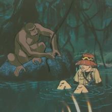 Jonny Quest “Attack of the Tree” People Gorilla Production Cel (1965) - ID: mar23445 Hanna Barbera