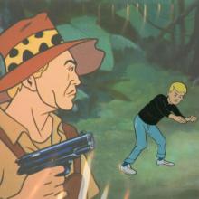 Jonny Quest “Attack of the Tree People” Jonny Poacher Production Cel (1965) - ID: mar23446 Hanna Barbera