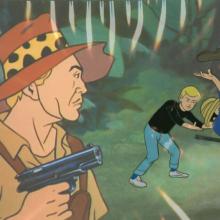 Jonny Quest “Attack of the Tree People” Jonny Poacher Production Cel (1965) - ID: mar23447 Hanna Barbera