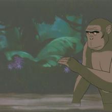 Jonny Quest “Attack of the Tree People” Gorilla Production Cel (1965) - ID: mar23451 Hanna Barbera