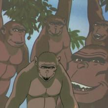 Jonny Quest “Attack of the Tree People” Gorilla Production Cel  (1965) - ID: mar23455 Hanna Barbera