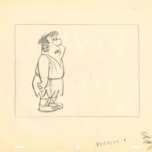 The Flintstones “Return of Stoney Curtis” Layout Drawing (1965) - ID: may22527 Hanna Barbera