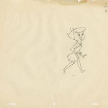 The Flintstones “Two Men and a Dinosaur” Layout Drawing (1966) - ID: may22594 Hanna Barbera