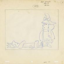 Winsome Witch “Prince of a Pup” Layout Drawing - ID: may22614 Hanna Barbera