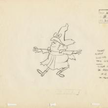 Winsome Witch Layout Drawing (c.1960s) - ID: may22618 Hanna Barbera