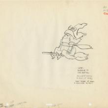 Winsome Witch Layout Drawing (c.1960s) - ID: may22619 Hanna Barbera