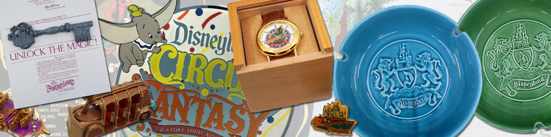 Souvenirs and Artifacts from the Disney Theme Parks