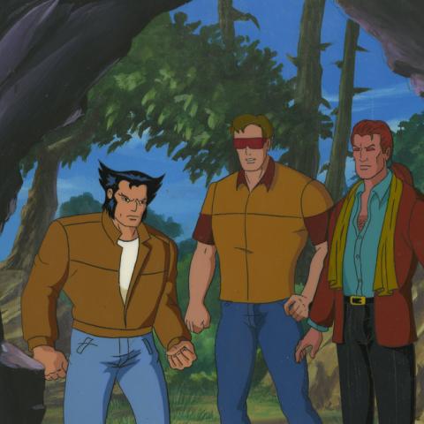 X-Men Cel and Background - ID: octxmen17287 Marvel
