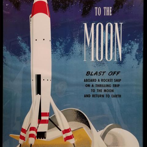 Disney Gallery Rocket to the Moon Attraction Poster - ID: augposter20018 Disneyana