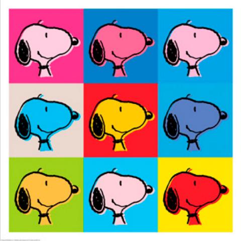 Snoopy Goes Pop Canvas Limited Edition - ID: junsnoopypopdlx Charles Schulz