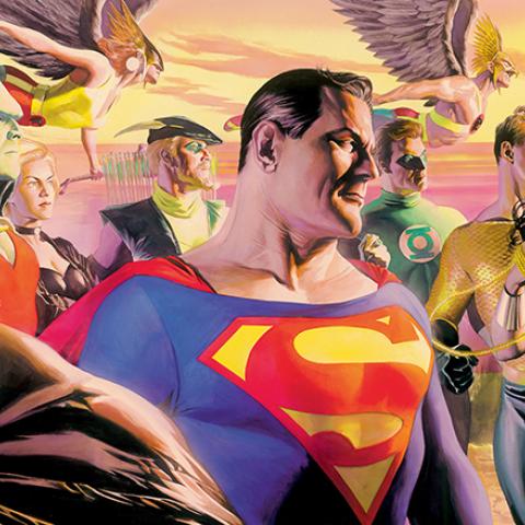 In the Light of Justice Signed Print - ID: AR0318DL Alex Ross
