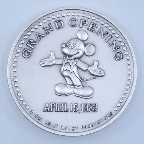 Tokyo Disneyland Resort Grand Opening Medallion - ID: aprdisneyland21371 Disneyana