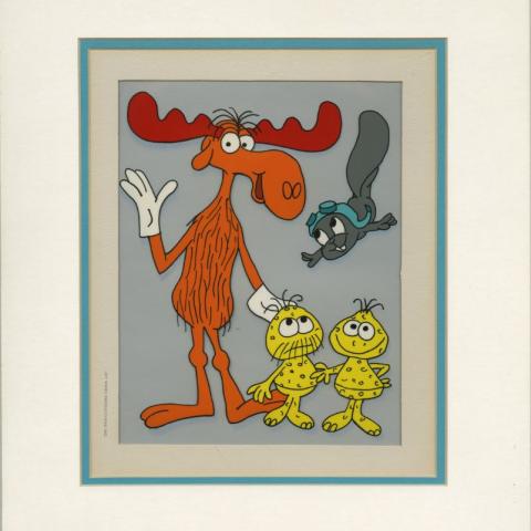 Rocky & Bullwinkle Jay Ward Scene Cel - ID: sep22118 Jay Ward