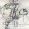Yippee, Yappee, and Yahooey Design Sketch - ID:0122yip01 Hanna Barbera