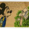 Original Mickey Mouse Book Pastel Panel - ID:julymickeybook7143 Walt Disney