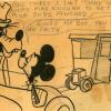 Original Mickey Mouse Book Pastel Panel - ID:julymickeybook7147 Walt Disney
