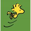 Peanuts Woodstock Green Limited Edition - ID:julypeanutswoodstockgreen Charles Schulz