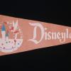 Disneyland Tinker Bell Orange Vintage Pennant - ID: septdisneyland18007 Disneyana