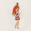 Pebbles Flintstone Publicity Cel - ID: augflintstones19082 Hanna Barbera