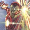 Marvelocity: Iron Man Giclee Signed Giclee on Canvas Print - ID: aprrossAR0144C Alex Ross