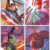Heroes & Foes Signed Lithograph Print - ID: aprrossAR0146DL Alex Ross
