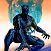 Black Panther Signed Giclee on Paper Print - ID: aprrossAR0190P Alex Ross