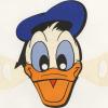 Disneyland Hotel Children's Menu Donald Duck Mask - ID: augdismenu20019 Disneyana