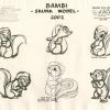 Bambi Photostat Model Sheet - ID: janmodel20122 Walt Disney