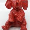 Jungle Cruise Red Ceramic Elephant Figurine - ID: jundisneyana20217 Disneyana