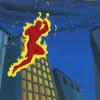 Fantastic Four Production Cel and Background - ID: octfantfour20229 Marvel