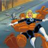 Fantastic Four Production Cel and Background - ID: octfantfour20254 Marvel