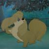 Lady and the Tramp Production Cel and Background - ID: septladytramp2504 Walt Disney