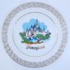 Disneyland Sleeping Beauty Castle Souvenir Plate - ID: jundisneyana21313 Disneyana