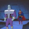 Brainiac and Superman Stolen Memories Production Cel  - ID: IFA6694 Warner Bros.